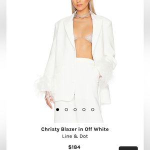 Line & Dot Christy Blazer in Off White- New with Tags